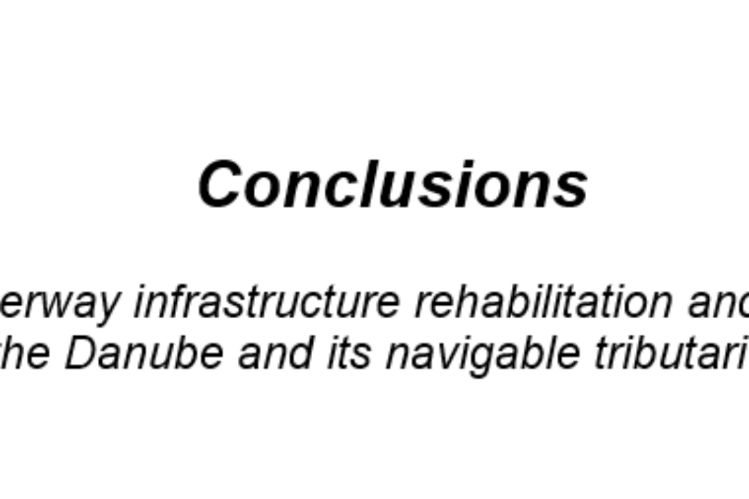 Danube Ministerial Conclusions on effective waterway rehabilitation and maintenance