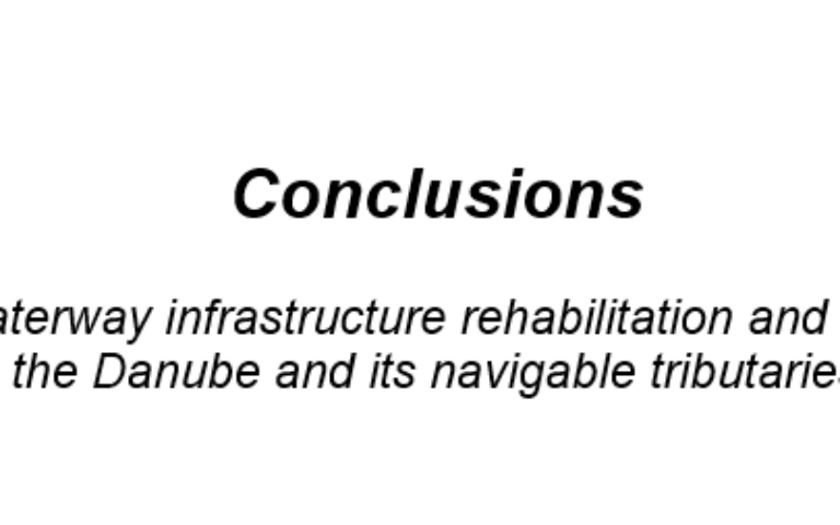 Danube Ministerial Conclusions on effective waterway rehabilitation and maintenance
